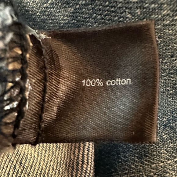 THE LIMITED Blue Denim Vest Size M - Picture 4 of 5